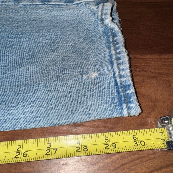 Abercrombie & Fitch 90s Straight Jeans Womens 24 Curve Love Ultra HighRise Light - Picture 6 of 6